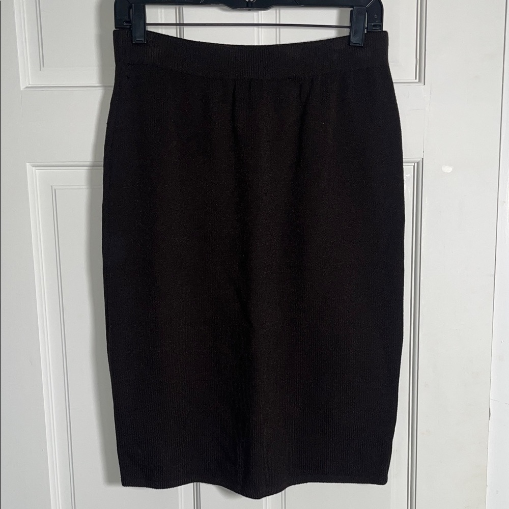 St. John Collection Marie Gray Brown skirt size 8